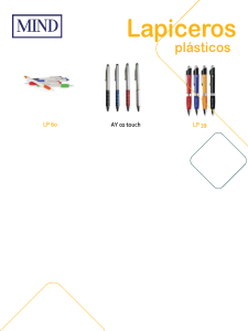 lapiceros plasticos